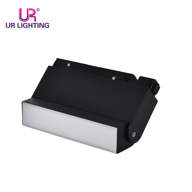 Foldable Black Magnetic Track Linear Light 10W A106-35