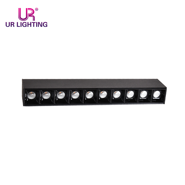Recessed Black Magnetic Track Grille Light 20W A005-35