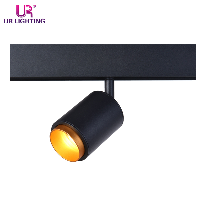 Adjustable Beam Angle Black and Gold Magnetic Track Spot Light 7W C107